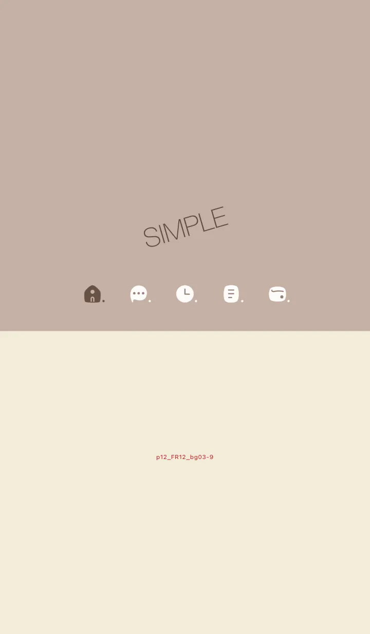 [LINE着せ替え] p12.12_ベージュ3 ベージュ3-9の画像1