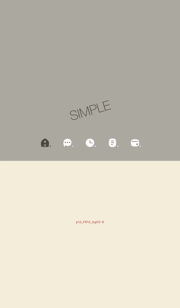 [LINE着せ替え] p12.12_スモーキーアッシュ ベージュ3-9の画像1