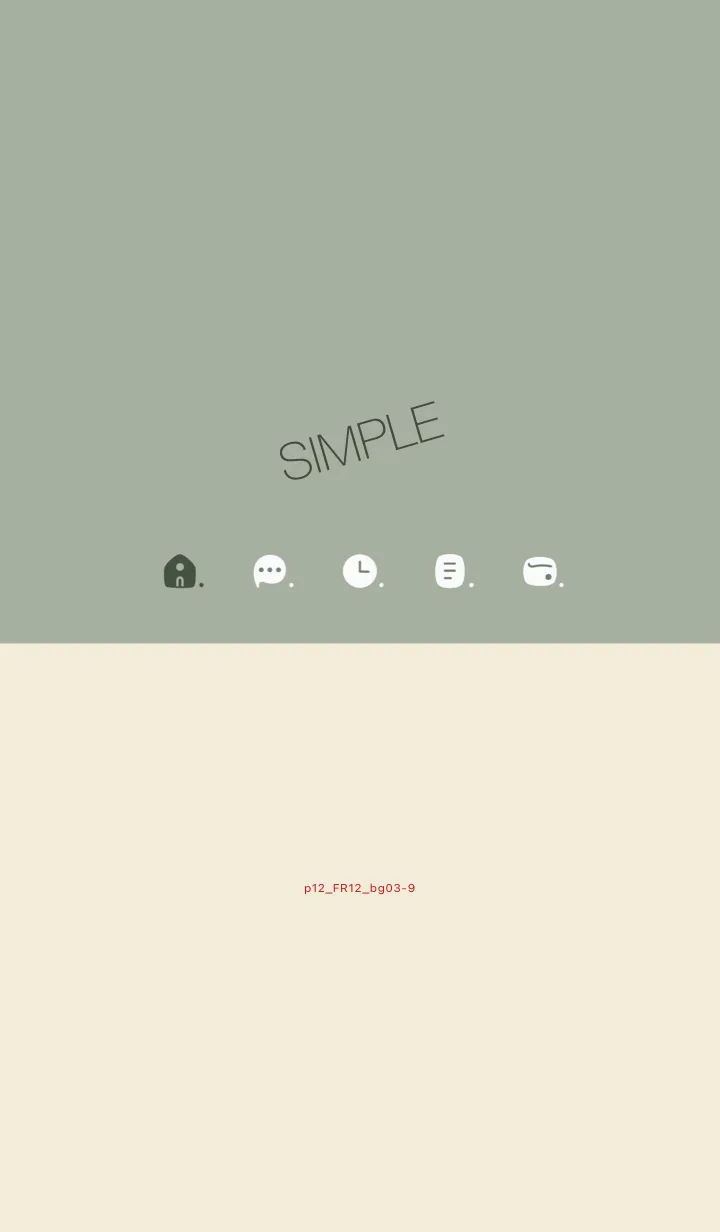 [LINE着せ替え] p12.12_スモーキーMアッシュ ベージュ3-9の画像1