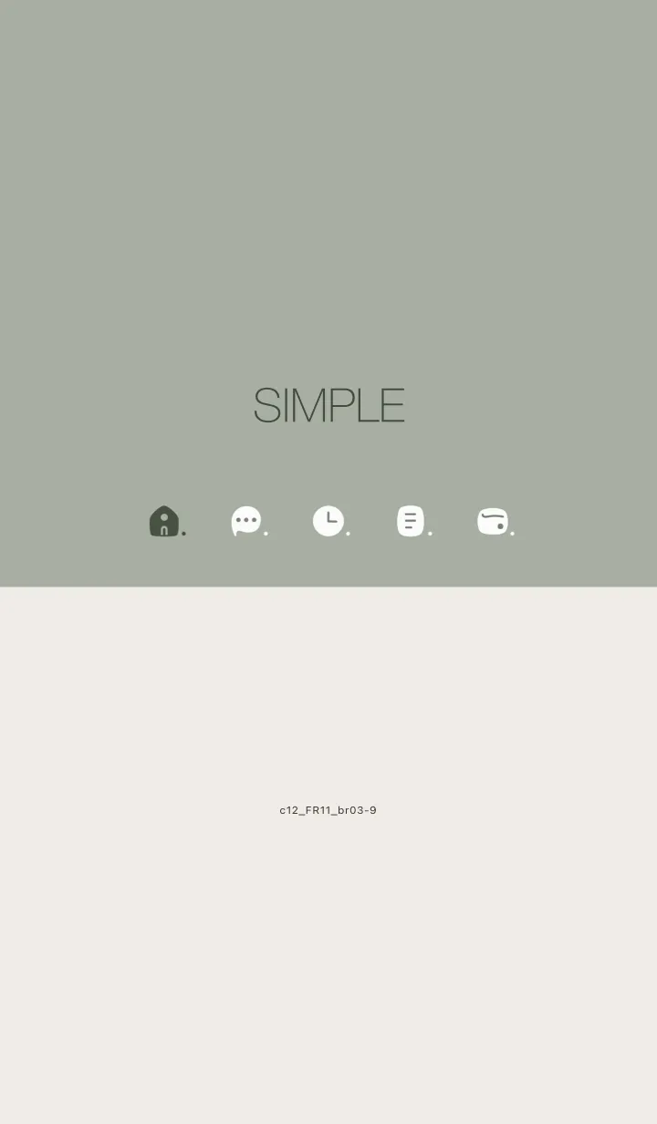 [LINE着せ替え] c12.11_スモーキーMアッシュ ブラウン3-9の画像1
