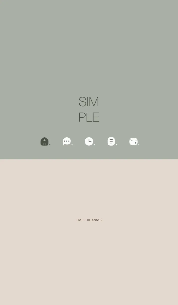 [LINE着せ替え] P12.10_スモーキーMアッシュ ブラウン2-9の画像1
