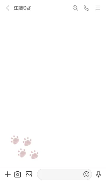 [LINE着せ替え] ねこの落書き(くすみ)の画像3