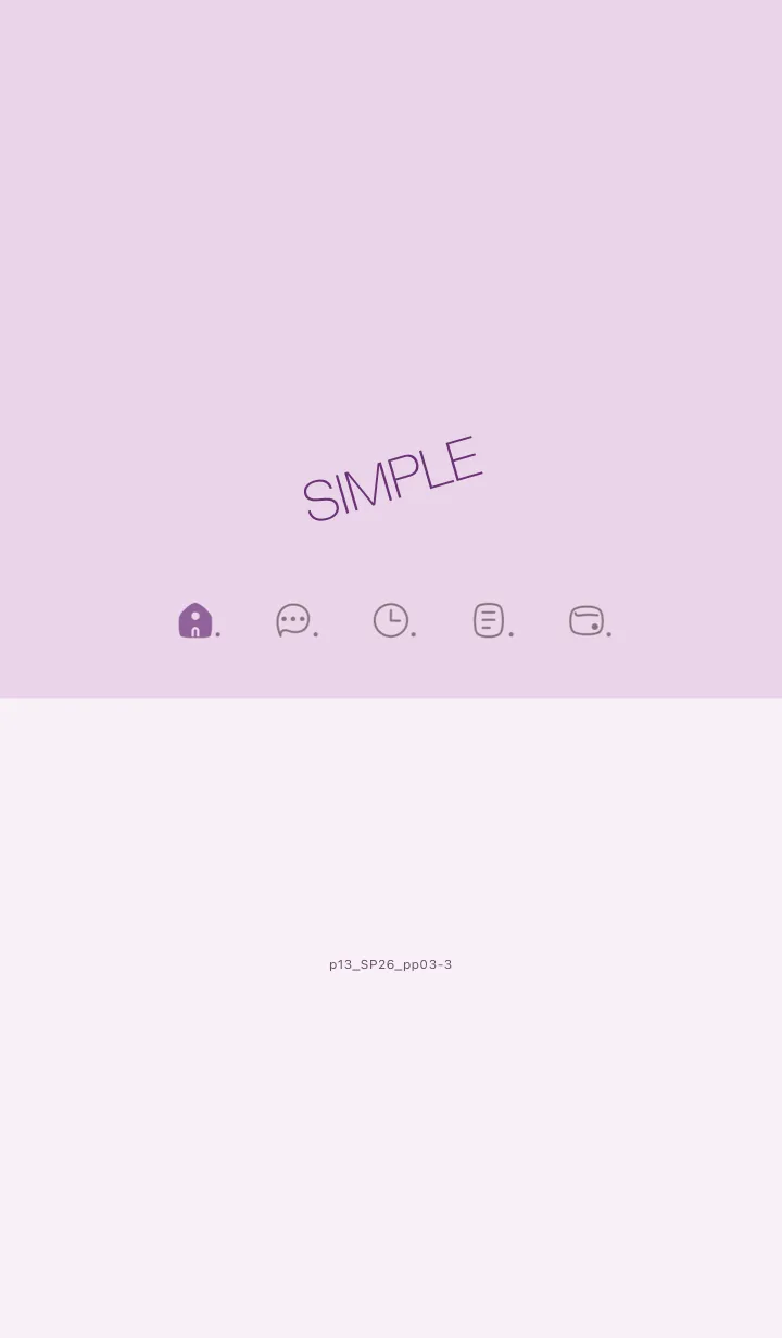 [LINE着せ替え] p13.26.パープル3-3の画像1