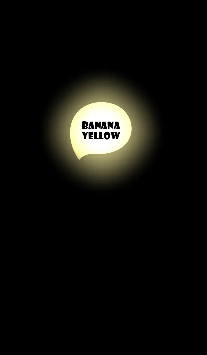 [LINE着せ替え] Banana Yellow  In Black (JP)の画像1
