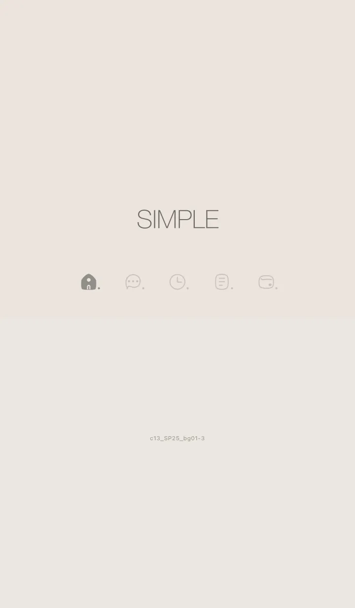 [LINE着せ替え] c13.25.ベージュ1-3の画像1