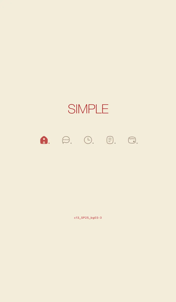 [LINE着せ替え] c13.25.ベージュ3-3の画像1