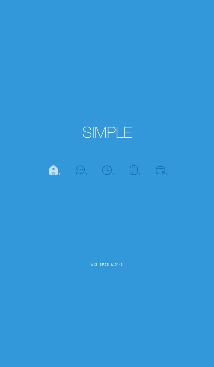 [LINE着せ替え] c13.25.ブルー1-3の画像1