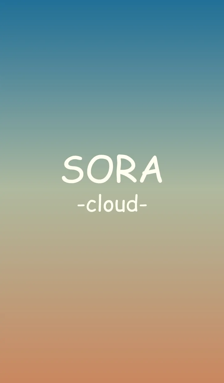 [LINE着せ替え] * SORA * -cloud 15-の画像1