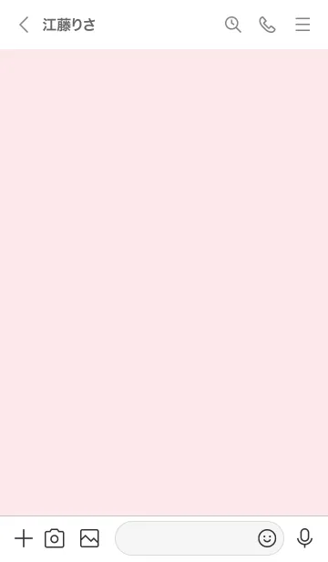 [LINE着せ替え] simple mini ♡ pink×whiteの画像3