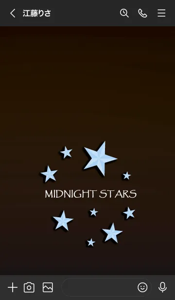 [LINE着せ替え] ミッドナイトスターズ 39の画像3
