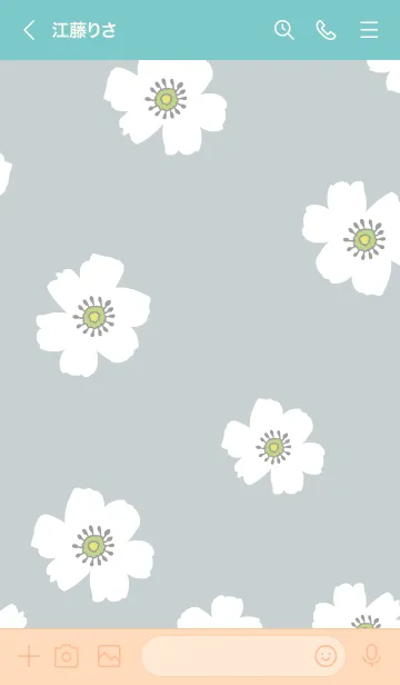 [LINE着せ替え] かわいい アネモネ12の画像3