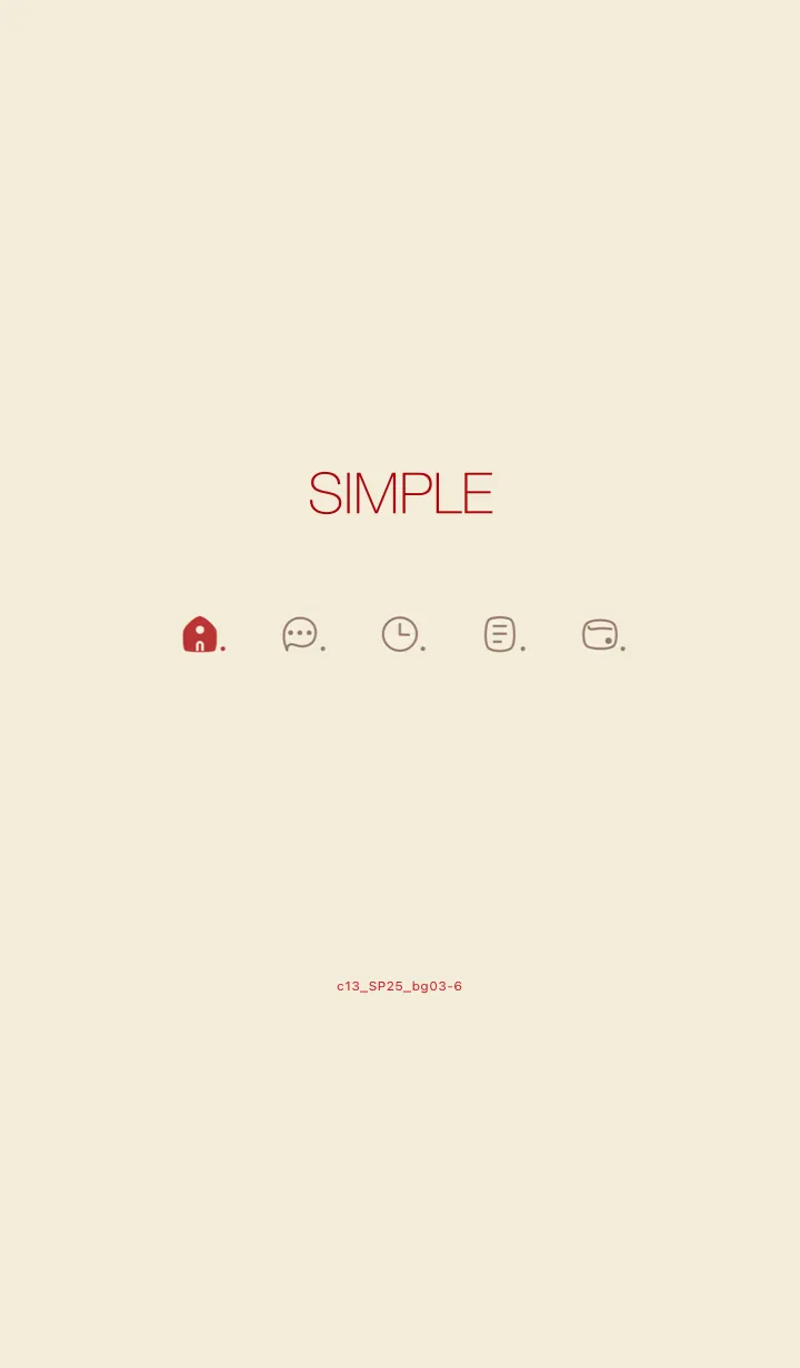 [LINE着せ替え] c13.25.ベージュ3-6の画像1