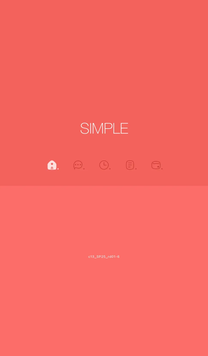 [LINE着せ替え] c13.25.レッド1-6の画像1
