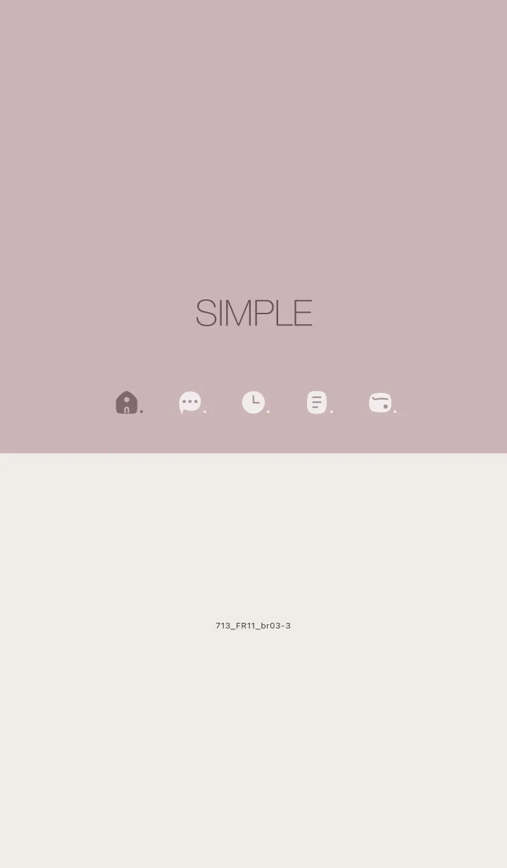 [LINE着せ替え] 713.11_ピンク2 ブラウン3-3の画像1