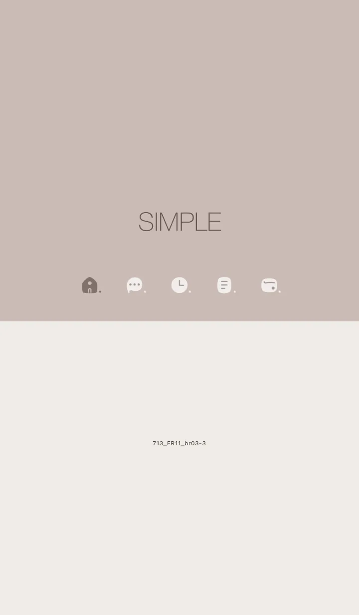 [LINE着せ替え] 713.11_ベージュ2 ブラウン3-3の画像1
