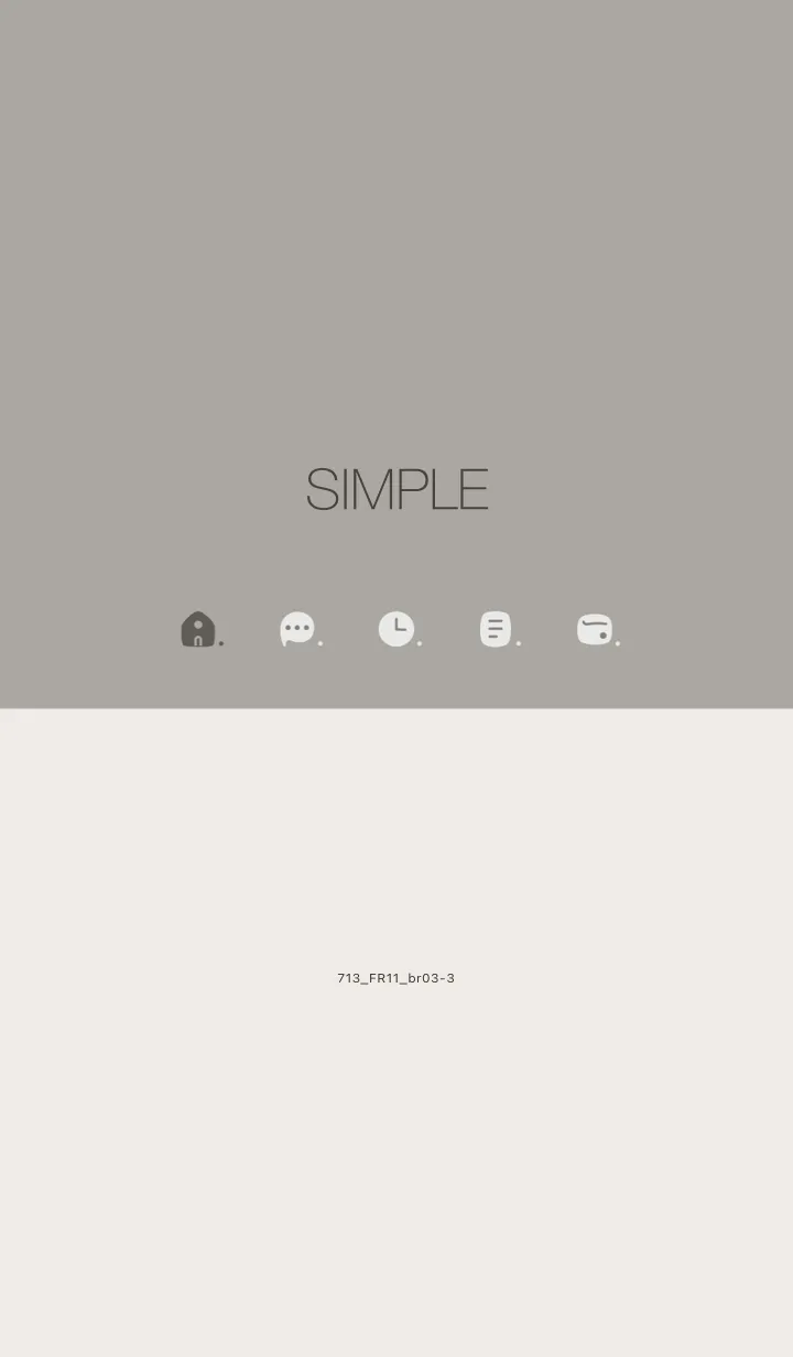[LINE着せ替え] 713.11_スモーキーアッシュ ブラウン3-3の画像1