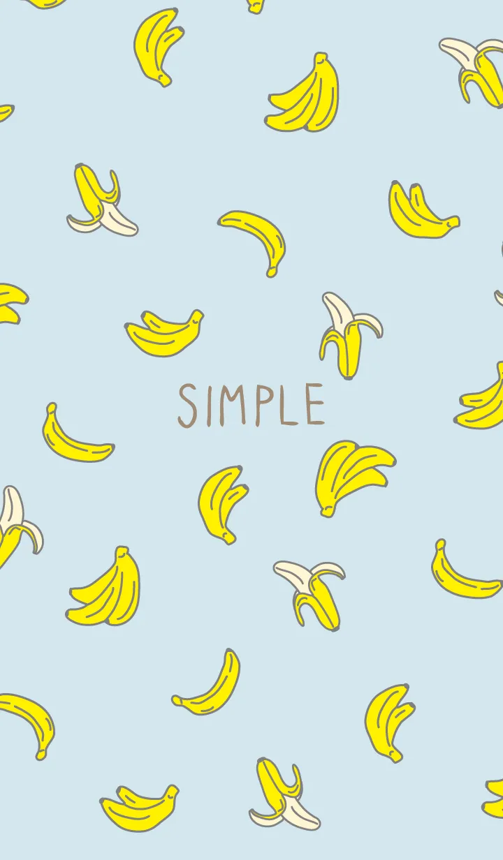 [LINE着せ替え] バナナ柄の画像1