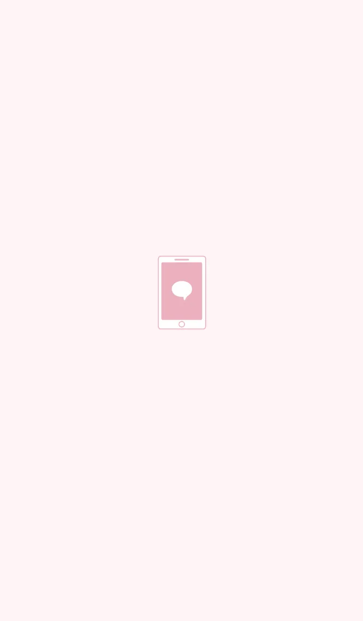 [LINE着せ替え] SIMPLE SMARTPHONE[PINK05]の画像1