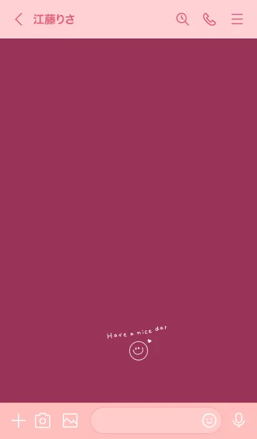 [LINE着せ替え] ベリー。スマイル。良い日を！の画像3