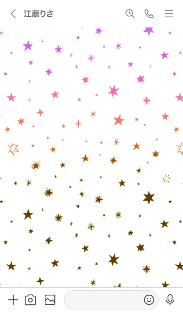 [LINE着せ替え] ミニ スターズ 060の画像3