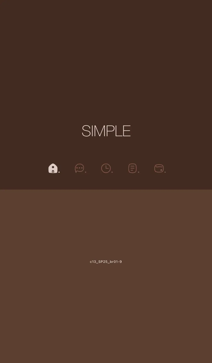 [LINE着せ替え] c13.25.ブラウン1-9の画像1