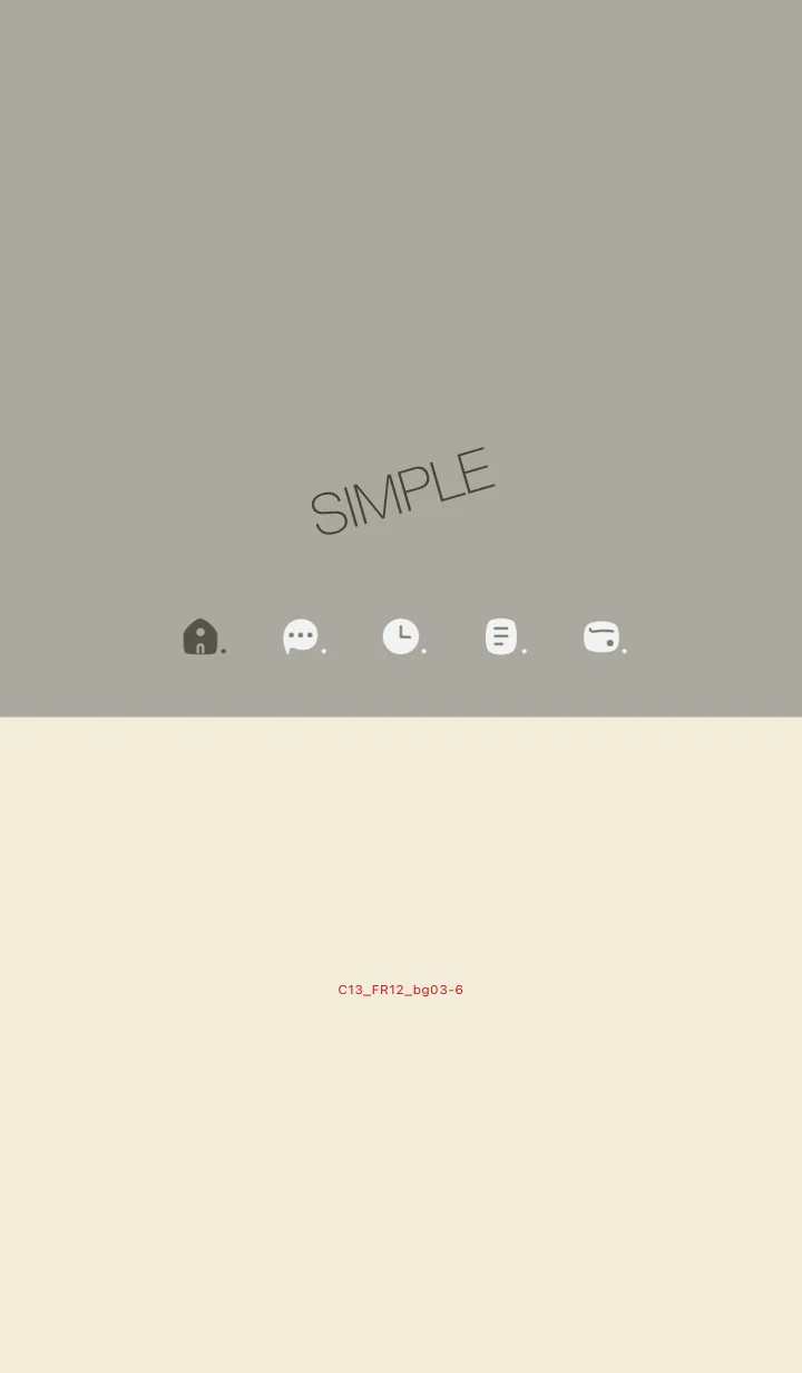 [LINE着せ替え] C13.12_スモーキーアッシュ ベージュ3-6の画像1