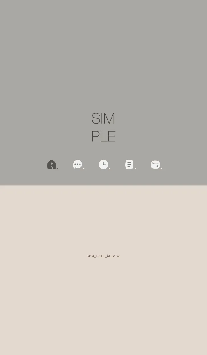 [LINE着せ替え] 313.10_スモーキーアッシュ ブラウン2-6の画像1