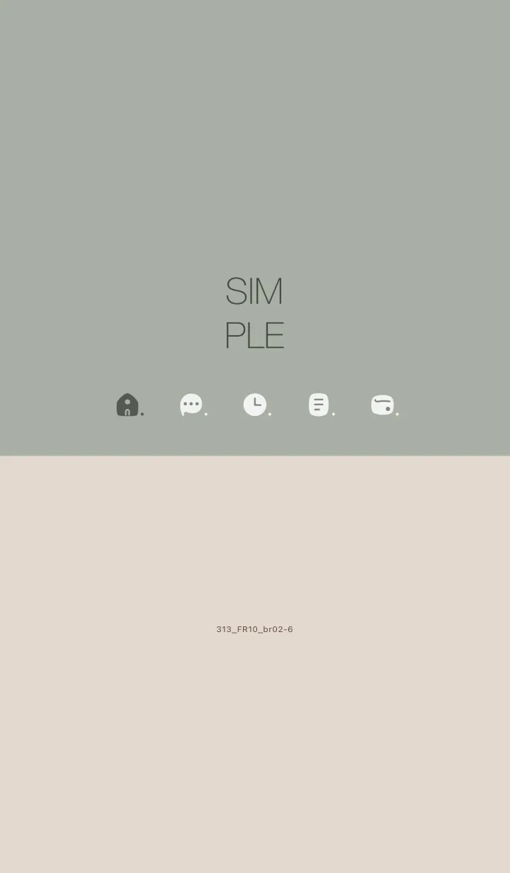 [LINE着せ替え] 313.10_スモーキーMアッシュ ブラウン2-6の画像1