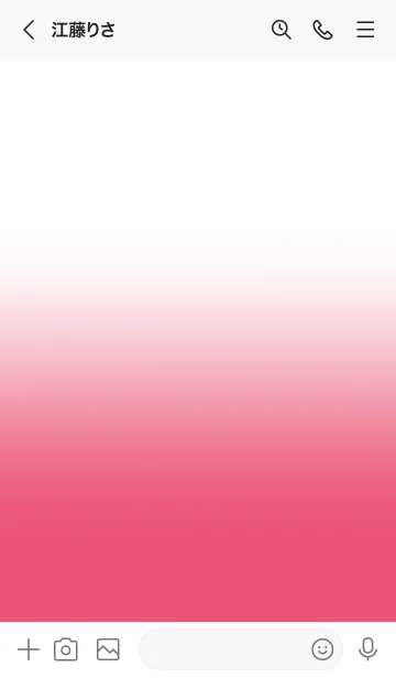 [LINE着せ替え] Punch Pink & White Theme (JP)の画像3