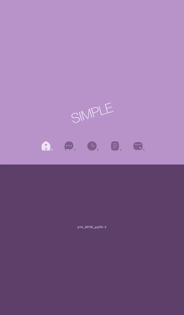 [LINE着せ替え] p14.26.パープル5-3の画像1