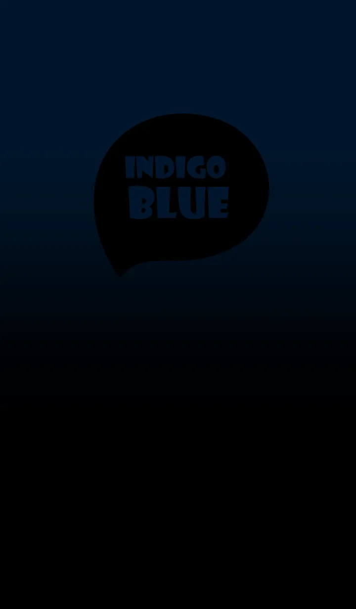 [LINE着せ替え] Black & Indigo Blue  Theme (JP)の画像1