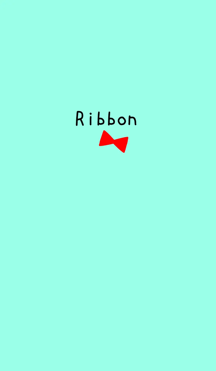 [LINE着せ替え] simple ribbon★の画像1