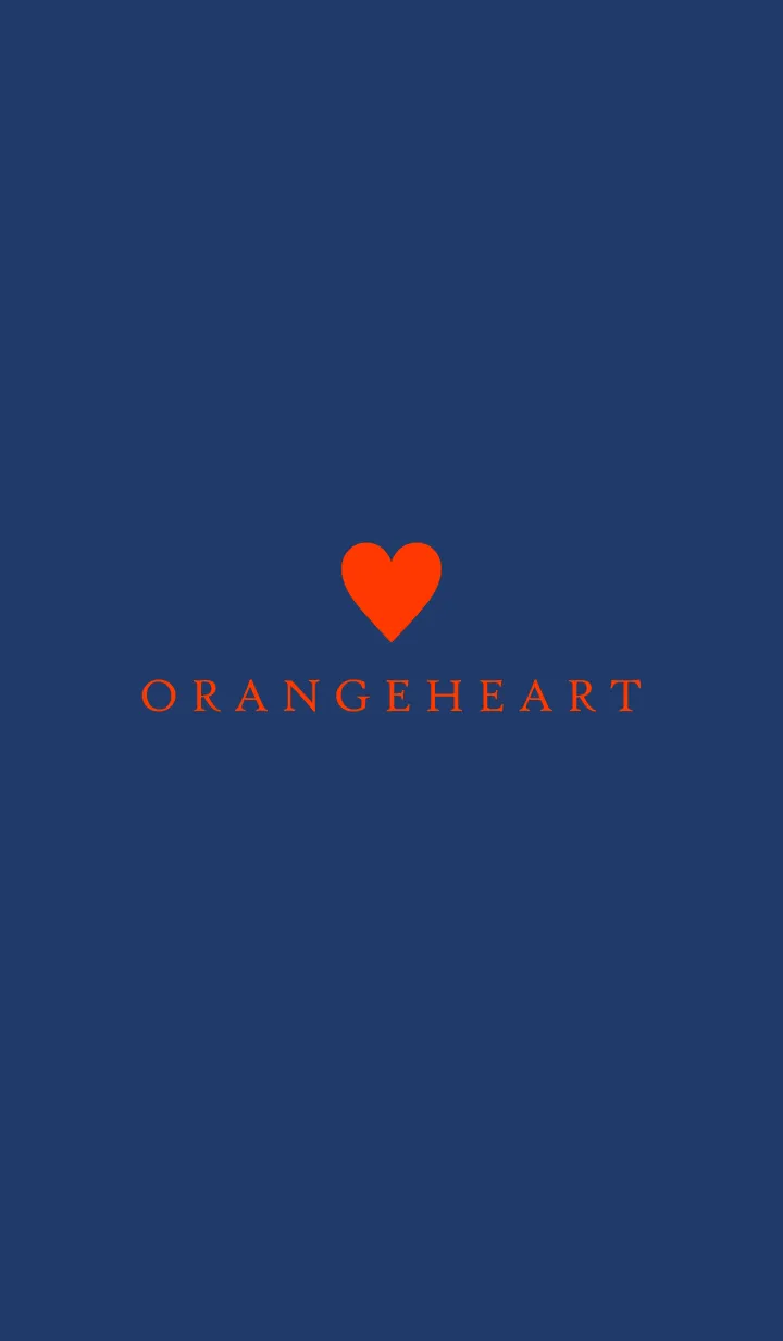 [LINE着せ替え] ORANGE HEART - 3 -の画像1