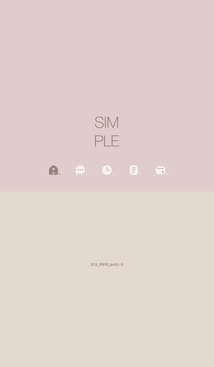 [LINE着せ替え] 313.10_ピンク ブラウン2-3の画像1