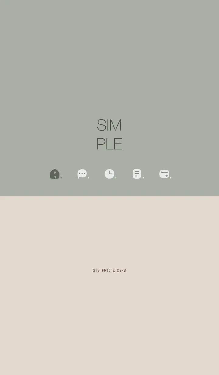 [LINE着せ替え] 313.10_スモーキーMアッシュ ブラウン2-3の画像1