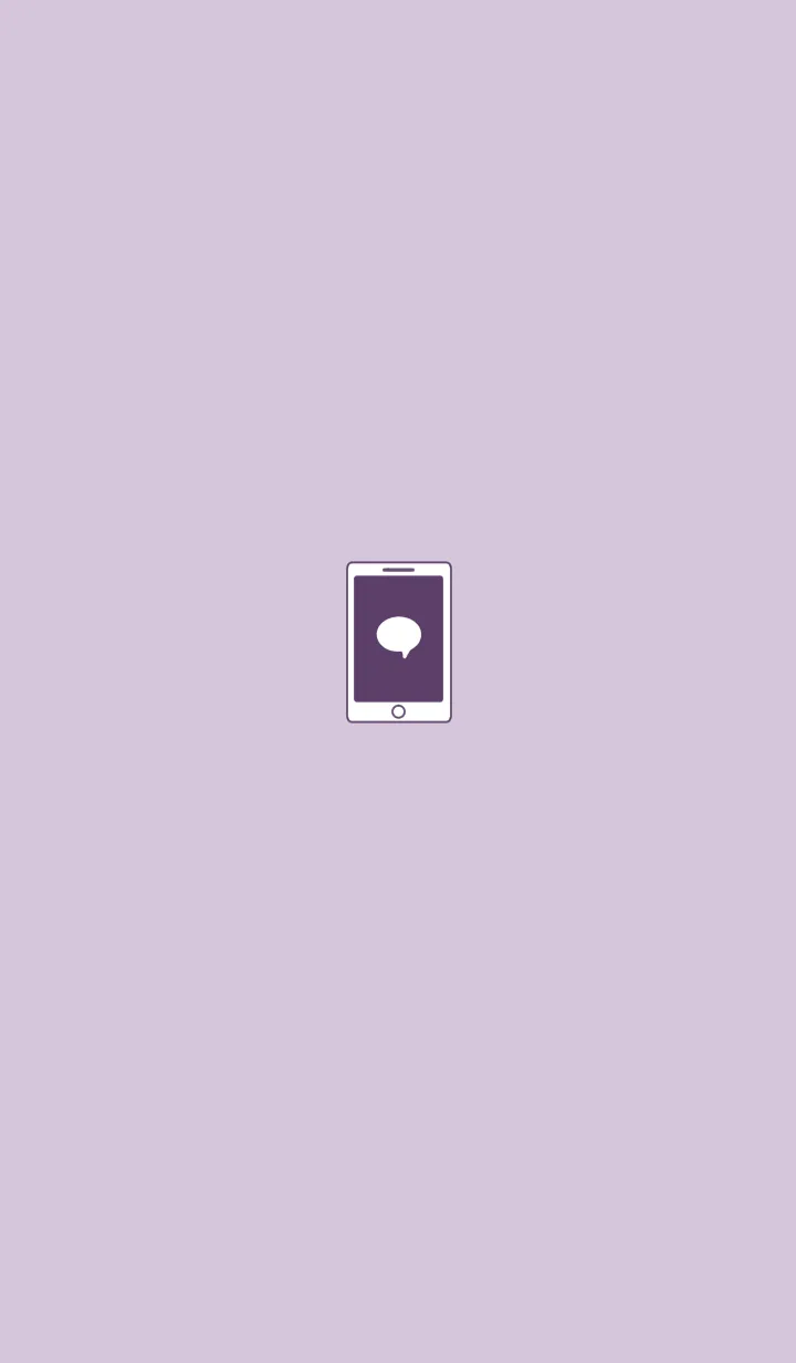 [LINE着せ替え] SIMPLE SMARTPHONE[PURPLE05]の画像1