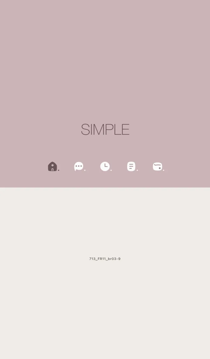 [LINE着せ替え] 713.11_ピンク2 ブラウン3-9の画像1