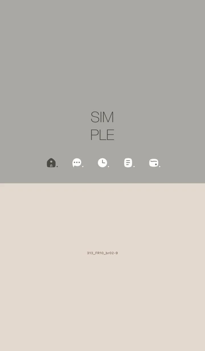 [LINE着せ替え] 313.10_スモーキーアッシュ ブラウン2-9の画像1