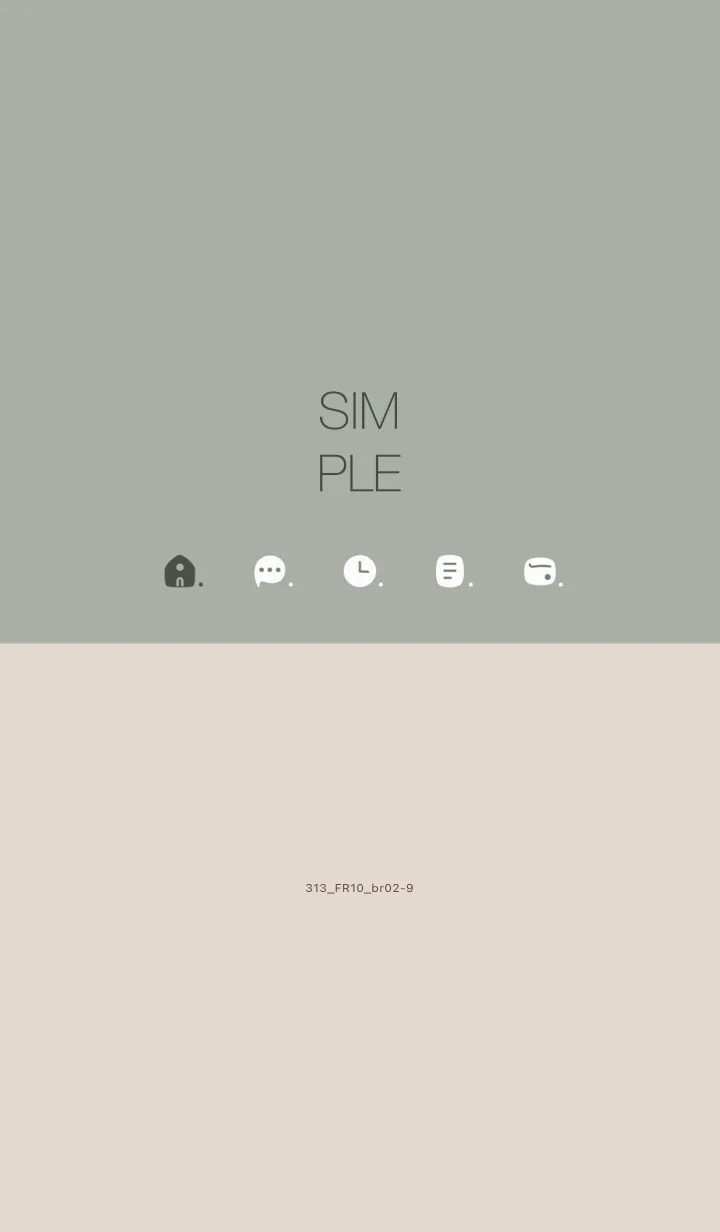 [LINE着せ替え] 313.10_スモーキーMアッシュ ブラウン2-9の画像1