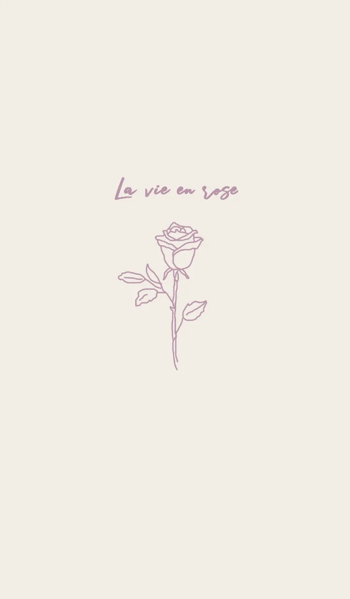 [LINE着せ替え] La vie en rose (purple)の画像1