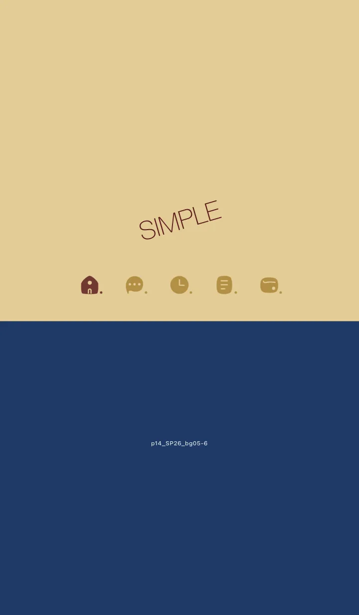 [LINE着せ替え] p14.26.ベージュ5-6の画像1