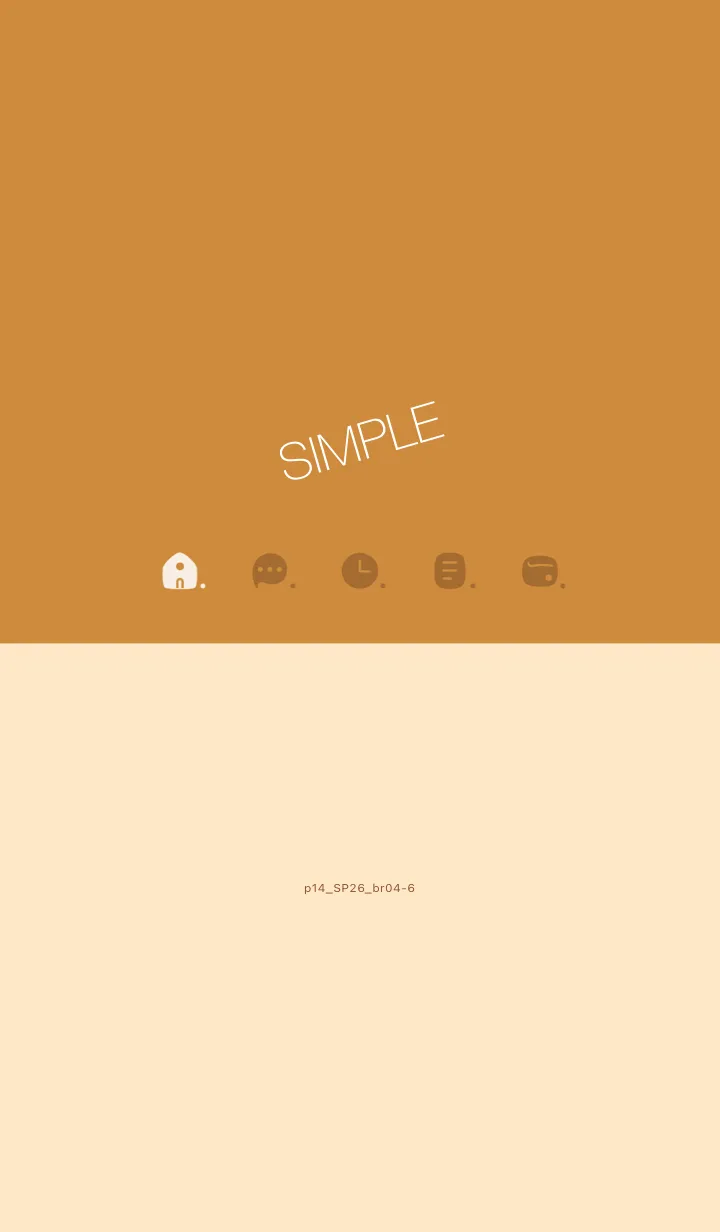 [LINE着せ替え] p14.26.ブラウン4-6の画像1