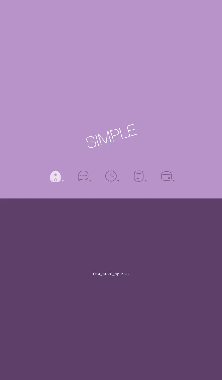 [LINE着せ替え] C14.26_パープル5-3の画像1