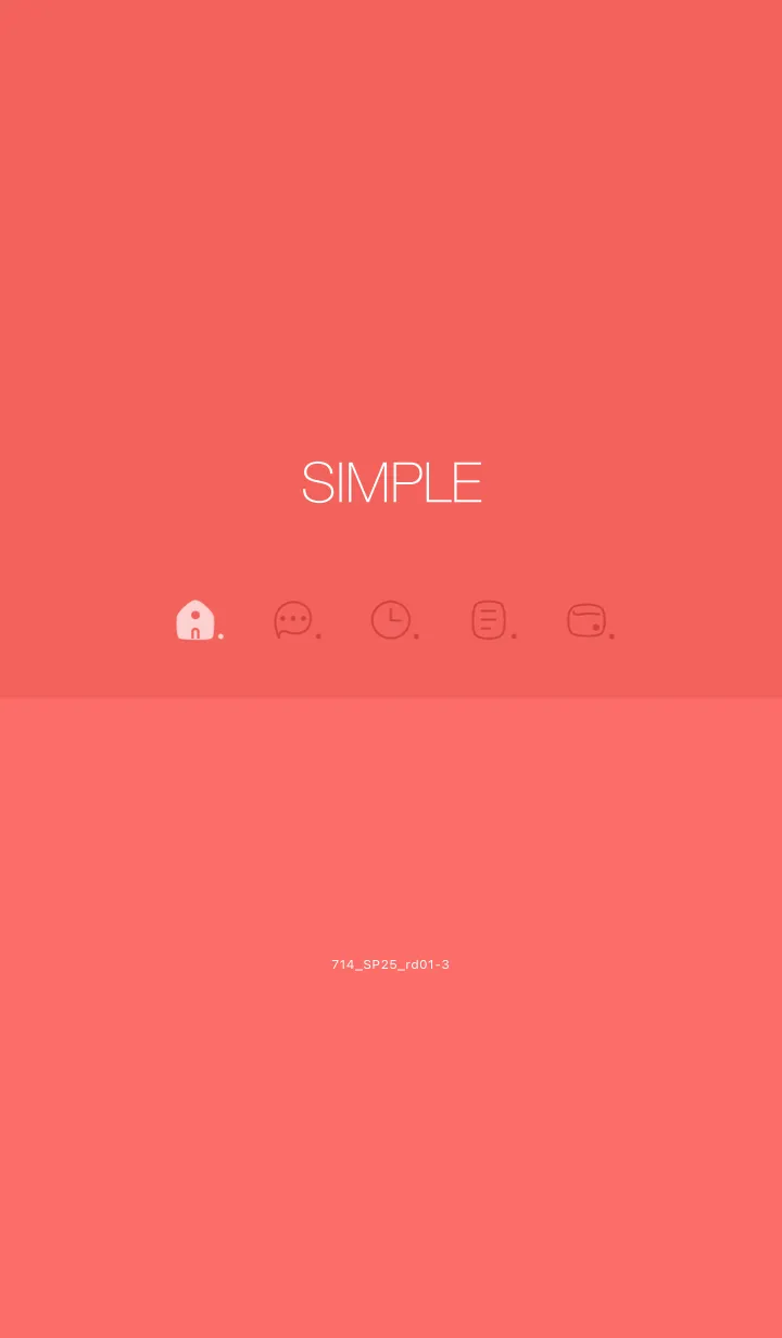 [LINE着せ替え] 714.25_レッド1-3の画像1