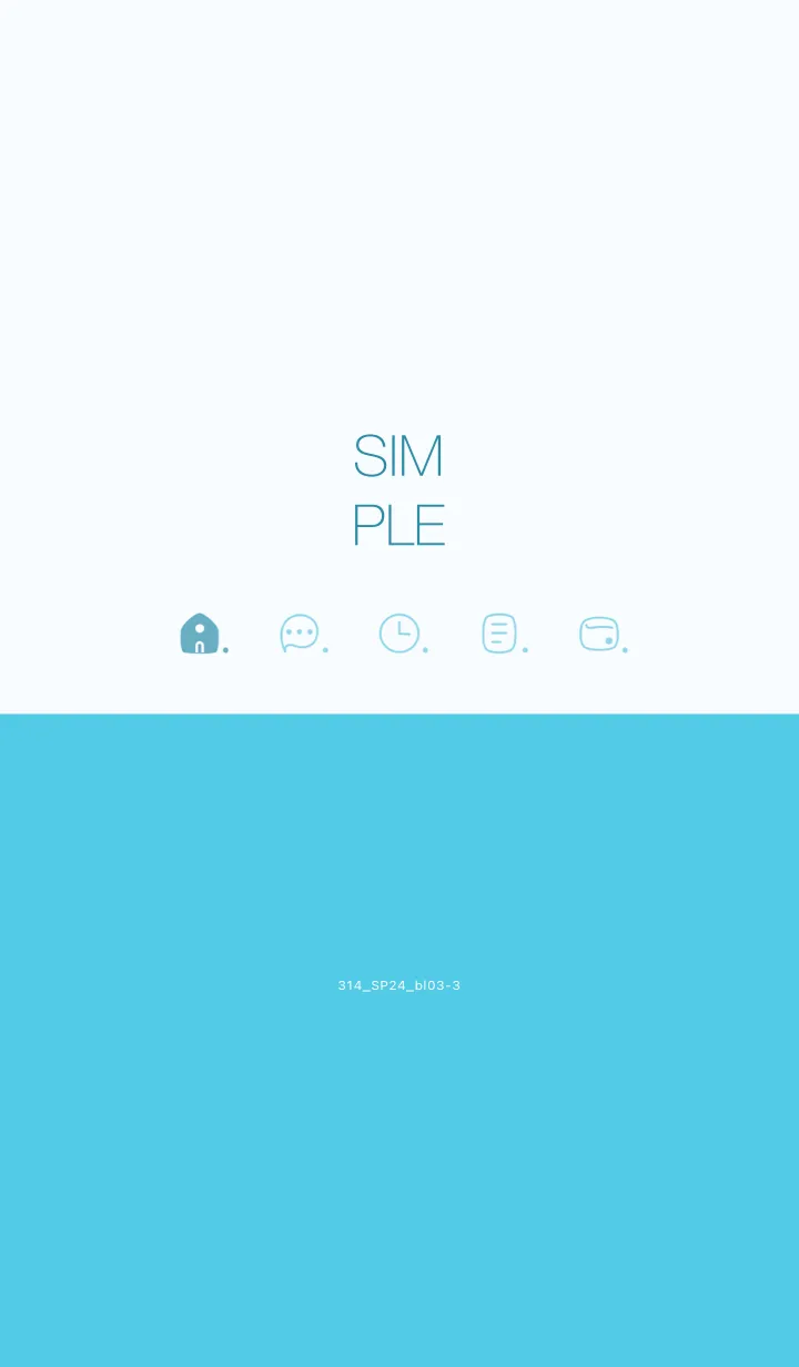 [LINE着せ替え] 314.24_ブルー3-3の画像1