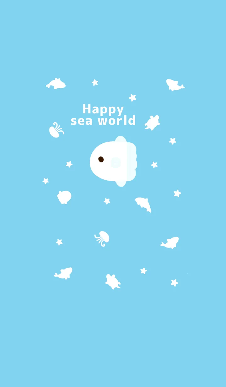 [LINE着せ替え] Happy sea worldの画像1