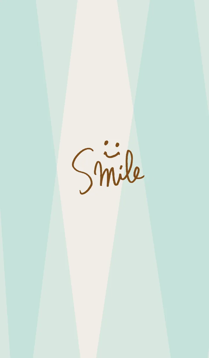 [LINE着せ替え] 色面構成 緑 スマイル16の画像1