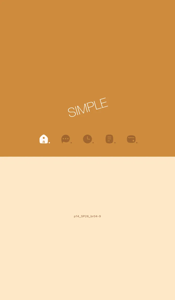 [LINE着せ替え] p14.26.ブラウン4-9の画像1