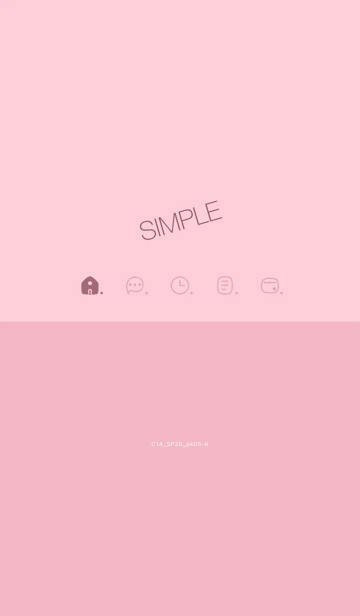 [LINE着せ替え] C14.26_ピンク5-6の画像1