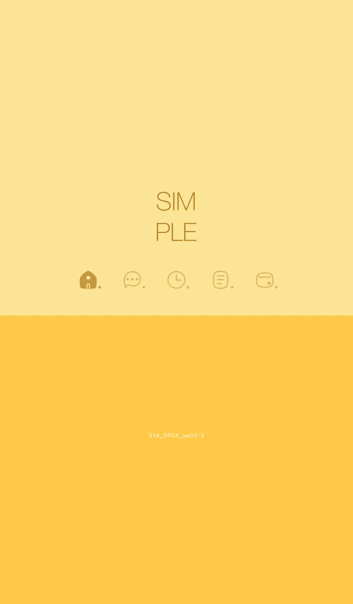 [LINE着せ替え] 314.24_イエロー3-3の画像1